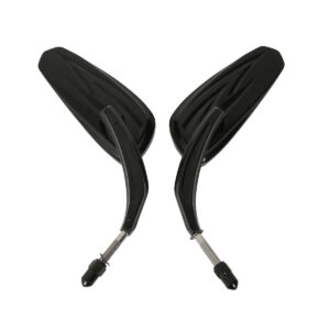 Black Rear View Mirrors Fit For Harley CVO Road Glide ST 2023-2024 2023 2024