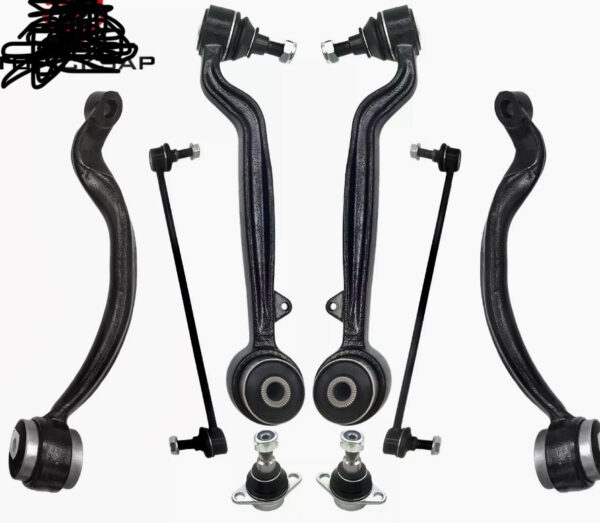 8Pcs Control Arm Ball Joint Sway Bar Link Kit Front Upper Lower for Land Rover
